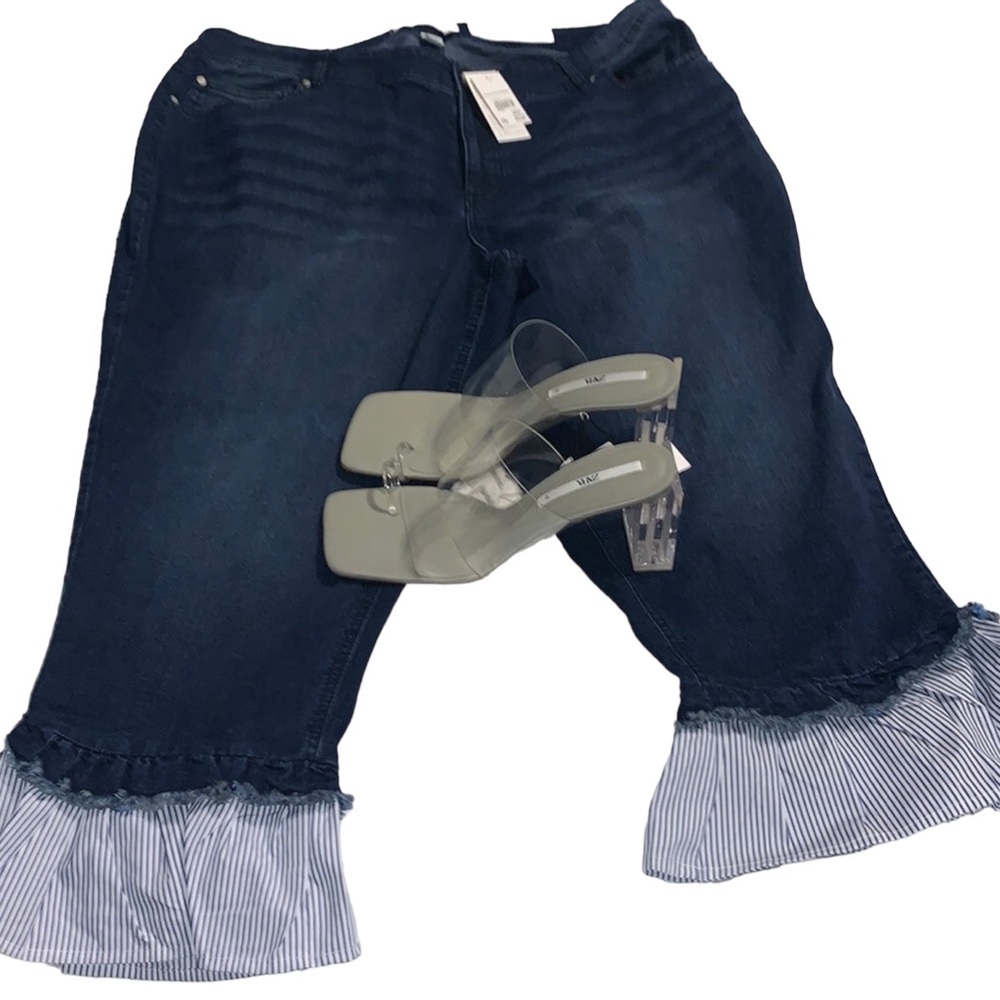 JEAN CAPRIS PLUS SIZE 22W